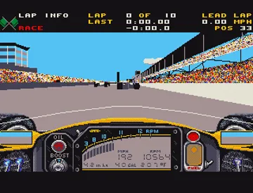 Indianapolis 500 - The Simulation screen shot game playing